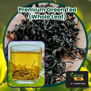 Premium Green Tea (Whole Leaf) প্রিমিয়াম গ্রীন টি (আস্ত পাতা)-২০০ গ্রাম